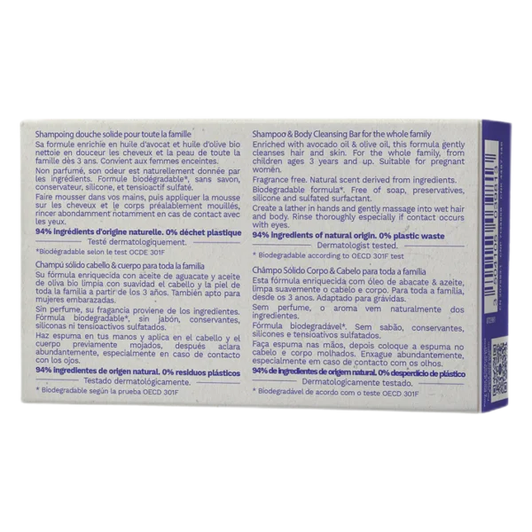 Mustela Bio Organic Shampoo & Body Cleansing Bar - Image 2