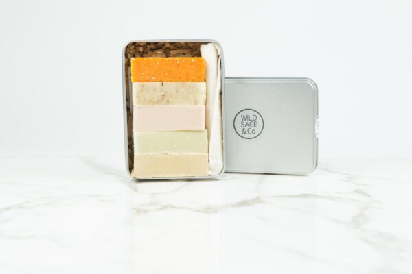 5 Small Soap Bars with Box – 200g - Image 2