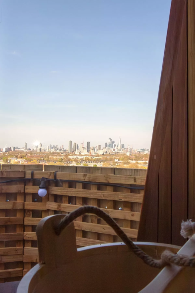 Brixton Rooftop Saunas interior
